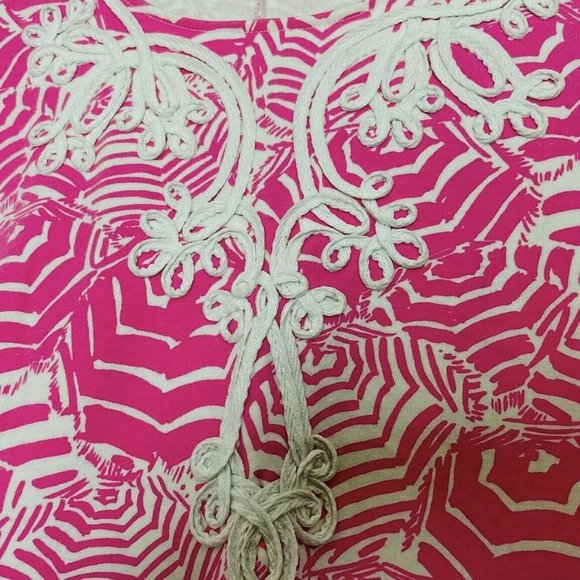 Lilly Pulitzer Foster Shift pink and white - Picture 3 of 5